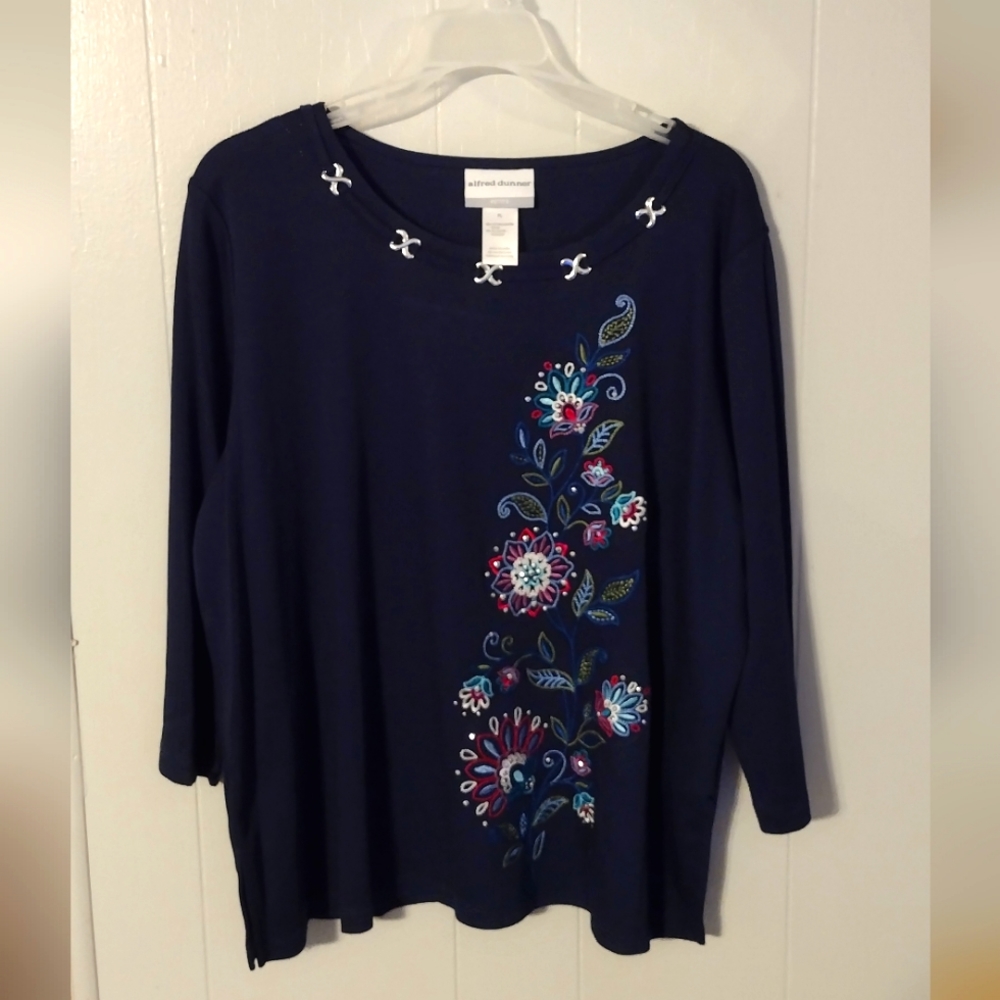Alfred Dunner Long Sleeved Women's Top